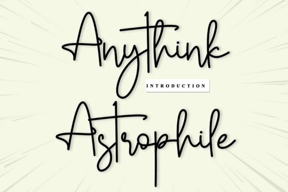 Anythink Astrophile Font Review for Brand Designers