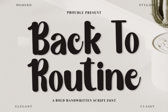 Back to Routine: A Warm Script Handwritten Font for Editors