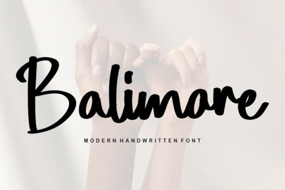 Balimore: The Elegant Script Font for Small Business Branding