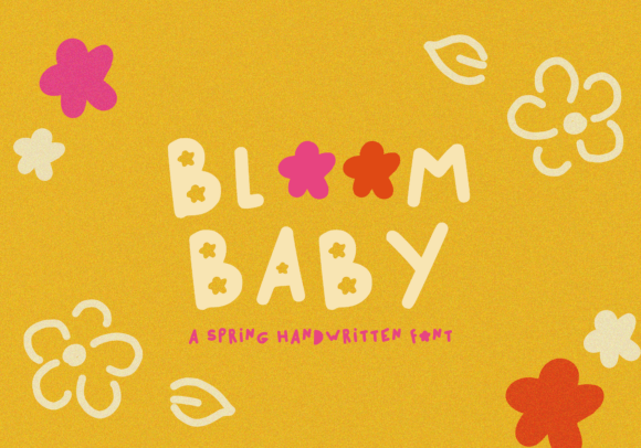Bloom Baby: A Spring Handwritten Font for Makers