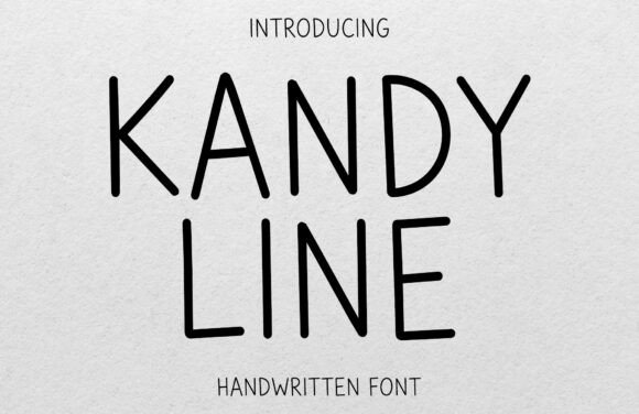 Bringing Kandy Line Font to Life in Handmade Shops