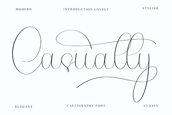 Casualty: A Festive Script Typeface for Holiday Branding