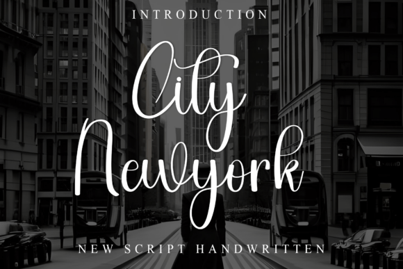 City Newyork: A Festive Script Font for Digital Design