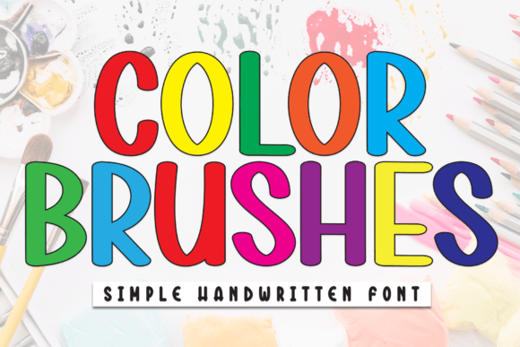Color Brushes: A Vibrant Script Handwritten Typeface for Editorial Joy
