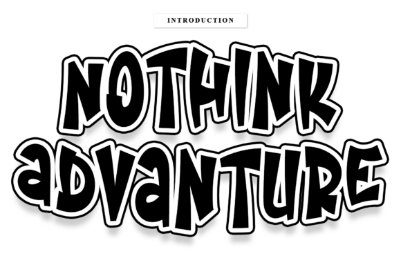 Designing Timeless Logos with Nothink Advanture Font