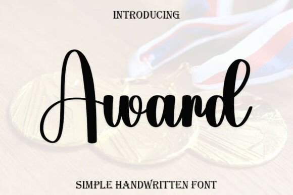 Designing with Award: A Simple Handwritten Typeface for Editors
