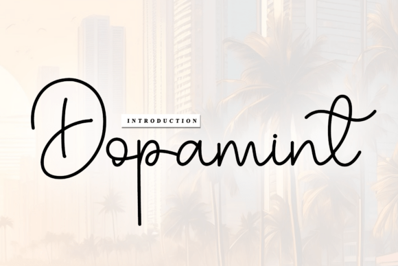 Dopamint: The Sweet Script Font for Handmade Brands