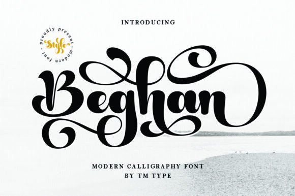 Elevate Brand Identity with the Beghan Typeface
