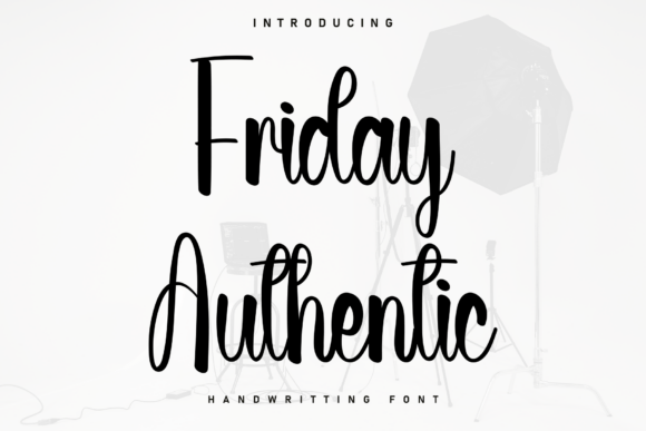 Friday Authentic Font for Handmade Brands
