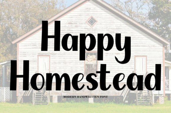 Happy Homestead Font for Modern Web Design