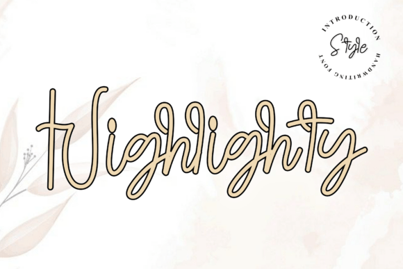 Highlighty: A Professional Script Font for Modern Brands