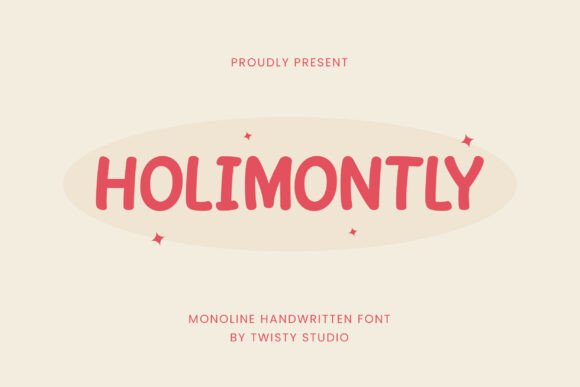 Holimontly: A Cheerful Handwritten Font for Makers