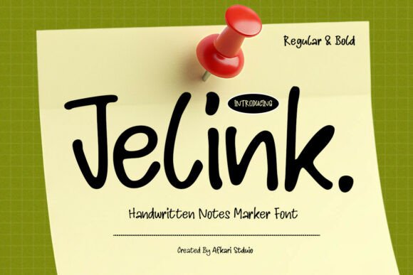 Jelink Font: The Handwritten Typeface for Authentic Brands