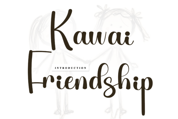 Kawai Friendship: A Timeless Script Font for Makers