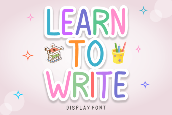 Learn to Write Font for Handmade Labels and Cards