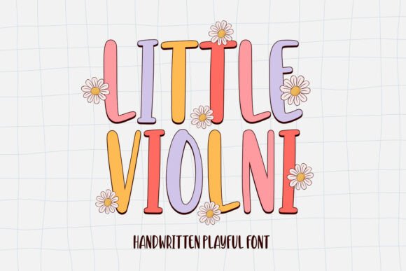 Little Violni: A Cheerful Handwritten Font for Small Business Branding