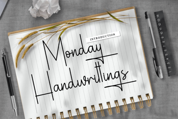 Monday Handwrittings: A Timeless Typeface for Editorial Design