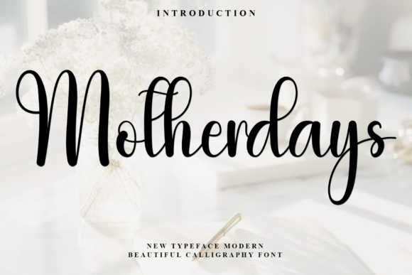 Motherdays: The Perfect Script Handwritten Font for Crafters