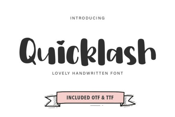 Quicklash Font Review: Bold Script for Makers