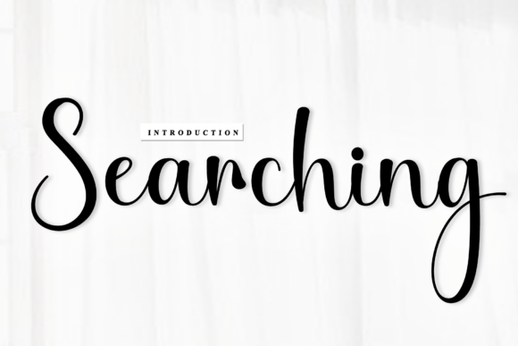 Searching: A Timeless Script Handwritten Font for Makers