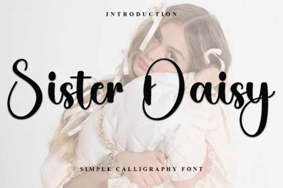 Sister Daisy: A Soft Script Handwritten Font for Makers