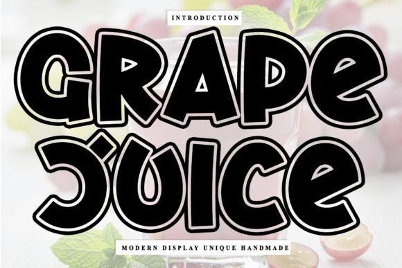 Transform Your Brand Identity with Grape Juice Font
