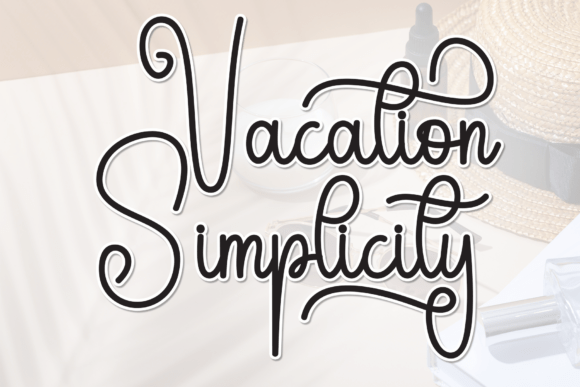 Vacation Simplicity: A Handwritten Font for Web Design