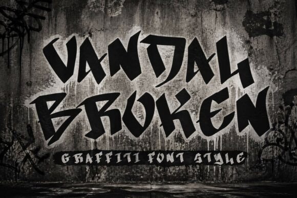 Vandal Broken: A Graffiti Typeface for Digital Impact